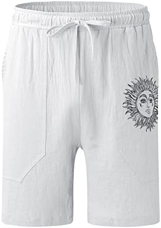 Sezcxlgg Men's Ripstop Strusting Шорцеви за пешачење Машки летни обични цврсти панталони за кратки панталони за панталони, панталони