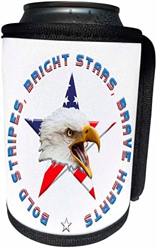 3дроуз Ѕвезда, знаме НА САД, орел. Патриотски подарок Задебелени ленти. - Може Ли Поладно Шише Заврши
