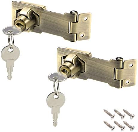 uxcell 2,5-инчен клуч за заклучување на заклучоци на цинк легура на копчето за заклучување на заклучувањето на заклучувањето на заклучоците за заклучување на вратите з