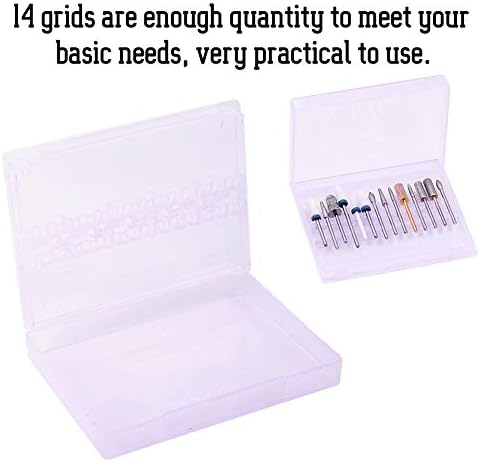14 решетки за складирање на кутии за нокти за складирање на нокти за складирање на нокти за домашни салони за убавина маникир педикур за нокти