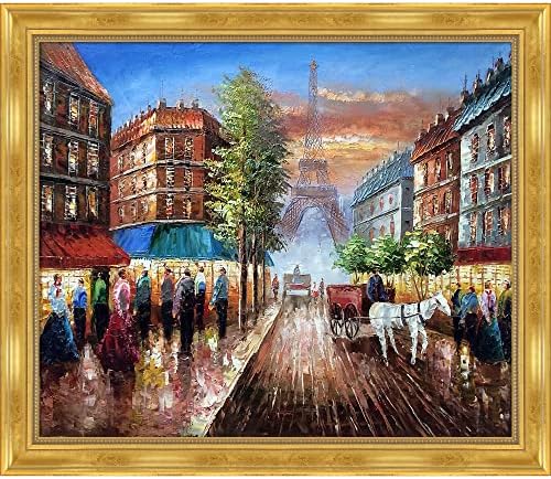 La pastiche au revoir до светлината на Париз Втори со златна рамка во Милано, 24 x 28