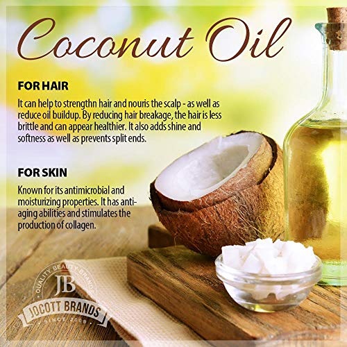 Шампон со олиологија кокосово масло - Шампонот богат со хранливи материи ја обновува оштетената и безживотна коса | Ботанички нанесена | Овозможува