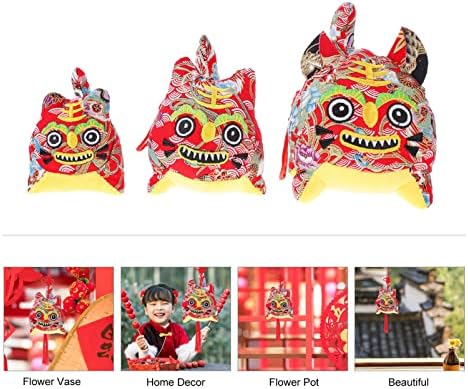 Pretyzoom 9 парчиња приврзоци за приврзоци за играчки десктоп животински декор за благослов Фестивал за дизајн на ткаенини: Играчка: Софа торба,