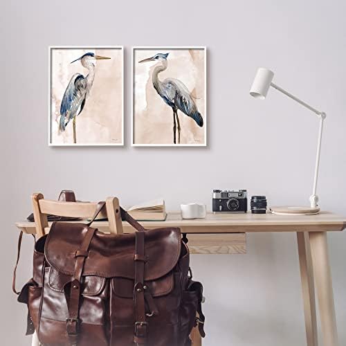 Sumn Industries Прекрасни херни птици кои стојат акварел сликарство, дизајн од ellвездено дизајнирање студио