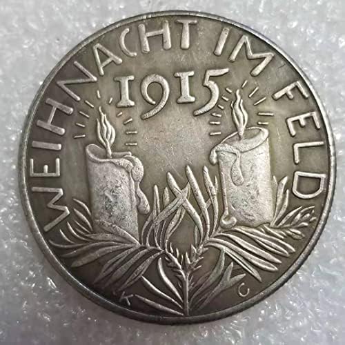 Антички Занаети 1915 германските Комеморативни Монети Прават Стари Сребрени Долари Сребрени Кружни Странски Монети Античка Колекција #1016