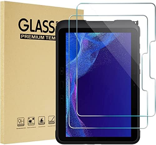 Procase 2 Pack Ecter заштитник за Samsung Galaxy Tab Active4 Pro 10.1 ”2022/Tab Active Pro 10.1” 2019, Temented Glass Film Guard за 10.1