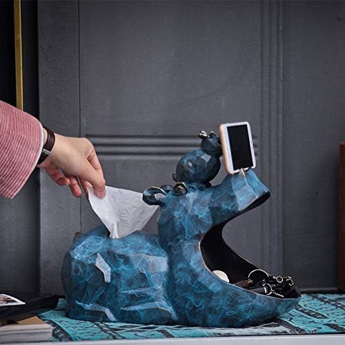 Лиуши Нилски Коњ Кутија За Складирање Статуи, Креативна Кутија За Декорација На Биро, Организатор На Козметика Држач За Телефон