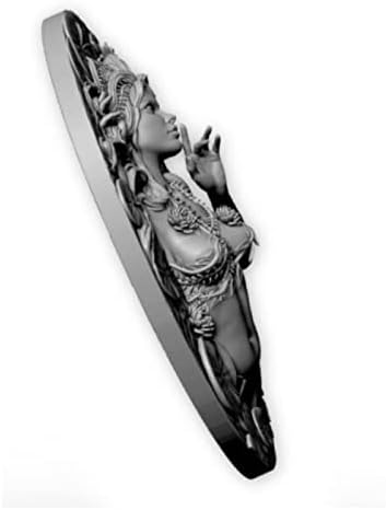 Etriye 100мм Античка цветна самовила кралица воин воин смола фигура умре модел // lj2-58