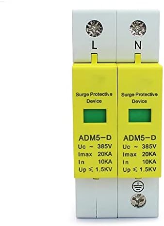 TWDYC DIN Rail 35mm Заштитници на молња на молња 10KA 2P 385V уред за заштита на пренапони 10 парчиња