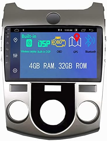 Андроид 12 Автомобил Стерео Радио Плеер IPS GPS Навигација Вградена Безжична Carplay Bluetooth Главна Единица Поддржува Целосна Rca Резервна Камера WiFi OBD2 DVR TPMS ЗА КИА Форте Цера?