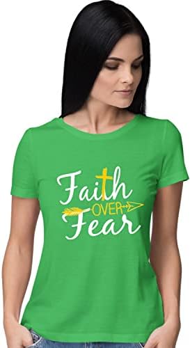 Излезете сите жени верба над стравот крст и стрела Кристијан Исус маица