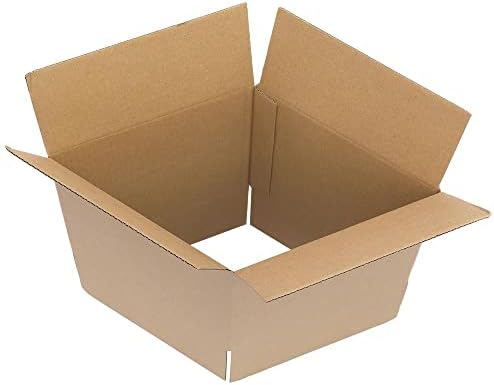 100 Мали Брановидни Картонски Кутии За Малопродажба И Индустриско Пакување - Жолти Кутии За Испорака И Материјали За Пакување 6 Инчи
