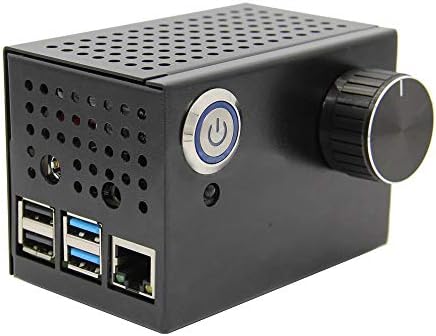 Taidacent Малина Pi 4 Мултифункционален Dac Експанзија Одбор X400 V3. 0 Аудио Одбор PCM5122 Dac Метална Школка Малина Pi Аудио DAC