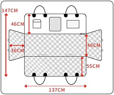 WXBDD Mesh Pet За Куче Водоотпорен Заден Грб Носење Куче Автомобил Седиште Капак Куче Автомобил Импровизирана Лежалка Перница