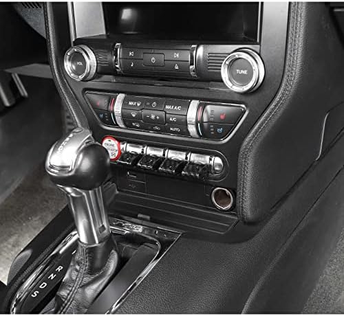 Jimen компатибилен со Ford Mustang 2015-2020, Централна конзола за табла на копчето за копче на копчето