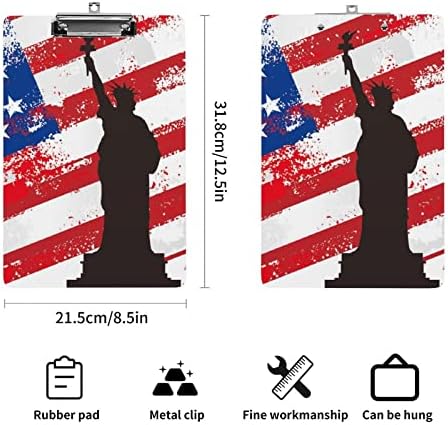 Американско Знаме И Слобода Модна Таблата Со Исечоци Со Букви Декоративни Табли Со Исечоци Со Низок Профил Метален Клип 9 Х 12.5