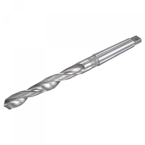 Uxcell 17,5 mm со голема брзина на челик за пресврт на челик со MT2 Morse Taper Shank, 230мм целосна должина