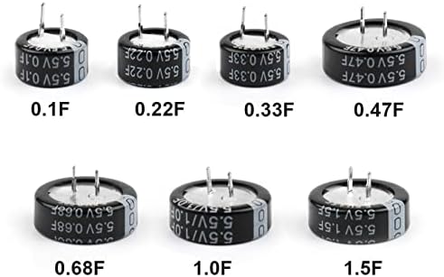 5.5 V Супер Кондензатор 0.1 F 0.22 F 0.33 F 0.47 F 0.68 F 1.5 F 4.0 F Супер Кондензатор H - Тип V - Тип C-Тип Копче Капацитет