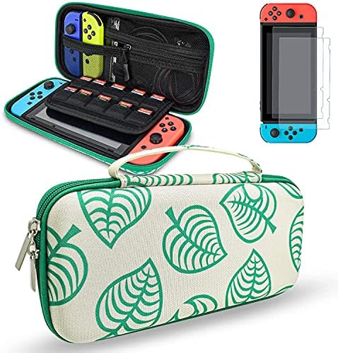 Склоп случај, DLSEEGO KIT CASE COMPTORY Комплет компатибилен со Nintendo Switch, за нов дизајн на премин на лисја