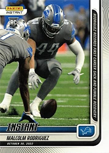 2022 Panini Instant Football #83 Malcolm Rodriguez Rociay Card Lions - само 147 направени!