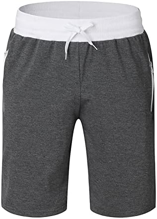 Ruiruilico Jogging Sports Suitts For Men Summer Shorts Постави кратки ракави против маица со вратот и шорцеви поставени обични облеки