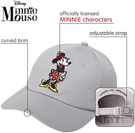 Женска капа на Disneyенски Minnie Muse - капа од басебол, мама капа