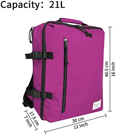 Ранец на лесен ранец на RangeLand за жени со ерленд, одобрена торба со одделни оддели за лаптоп, спортски салата за патувања,