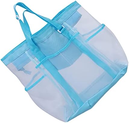Clispeed торба Вашите практични суви питки домашни џебови за туширање висат со предмети за чанти од отворено, плажа бања и кади мрежни тота, организатор за бања торбичк