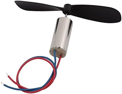 AEXIT 3PCS DC Електрична опрема 3V 40000RPM 716 Motor W CW Helicopter Propeller за RC Quadcopter