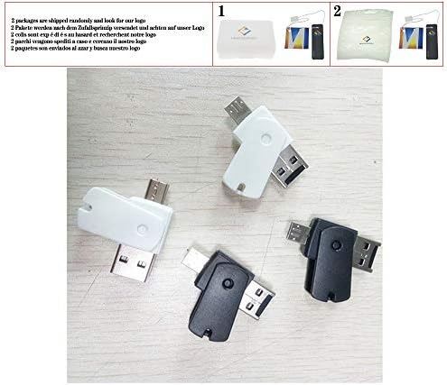 OTG Micro USB до USB 2.0 Micro SD TF Adapter Adapter за мобилен телефон со паметни телефони со Android, сина