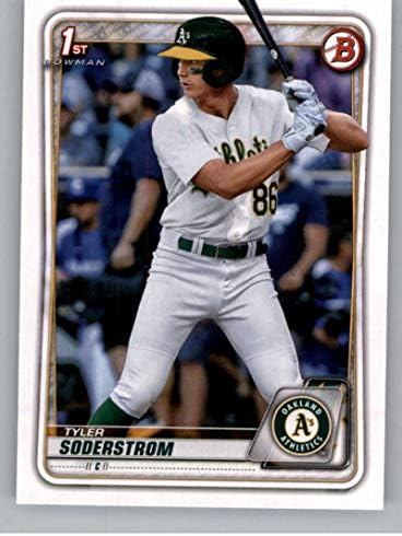 2020 Bowman Draft Haper BD-119 Tyler Soderstrom Oakland Athletics First Bowman RC Dookie Official MLB Baseball Trading Card од компанијата