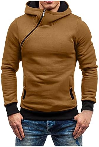 Trending Fall Office Hoodie Men Hooded Long Sneeve Soft со Hood Hoodie Bandage Fit Polyester Colorblock2