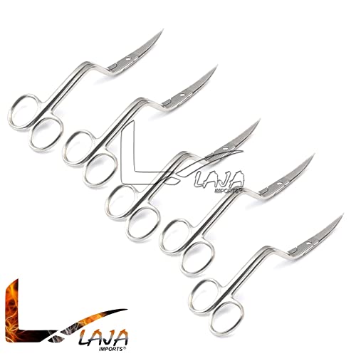 Лаја увезува 6 инчи свиткани рачки за криви везени ножици-совршени за машински вез)