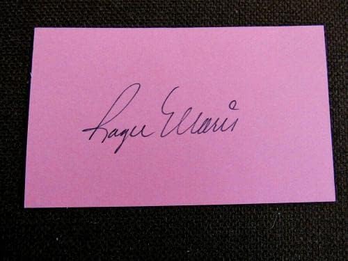 Роџер Марис 1961 Ссц Њујорк Јенкис Потпиша Авто Втг Индекс Картичка Јса Лоа Гем-Млб Намалување Потписи