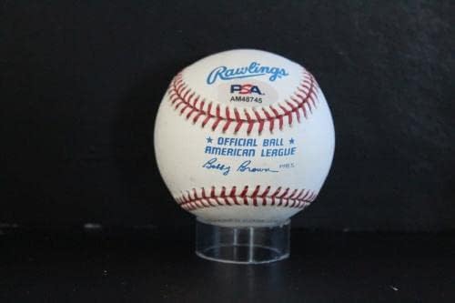 Боби Браун потпиша бејзбол автограм автограм автограм PSA/DNA AM48745 - Автограмирани бејзбол