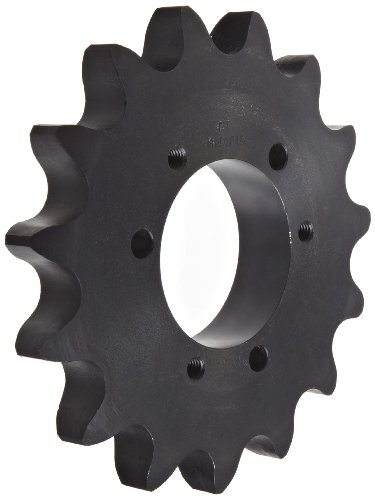 Tsubaki 120E19 Sprocket на ролери, единечна влакно, QD дизајн, е потребно за грмушка, 19 заби, 120 ANSI No., 1-1/2 Терен