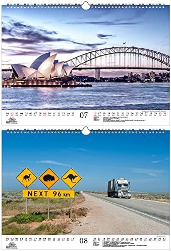 Реизезаубер Австралија Дин А3 Календар За 2023 Година Австралија-Душата Магија