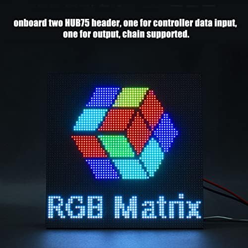 LED панел SOOBU RGB LED, 6,3in долга 2048 точки 3,1in широк дигитален LED модул 2,5 mm терен за табла