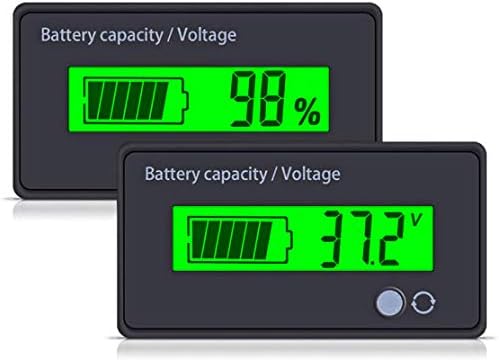 Мултифункционален монитор за капацитет на батеријата 36V LCD мерач на гориво за батерии мерач за мерач