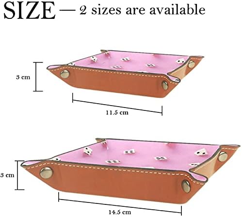 Игри Коцки Шема На Розова Позадина Кутија За Складирање Кревет Десктоп Фиока Промена Клуч Паричник Монета Кутија Фиока Чување Камериер
