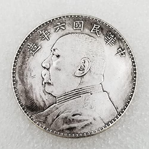 Голема глава Антички сребрен долар колекција 050