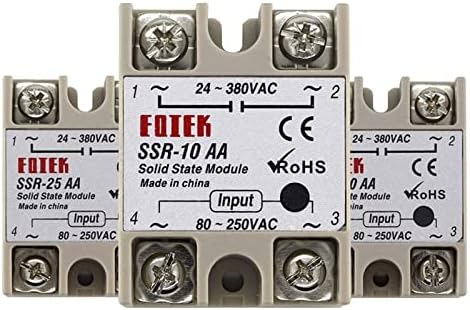 SSR-10AA SSR-25AA SSR-40AA 10A 25A 40A модул за реле со цврста состојба 80-250V влез AC 24-380V AC излез