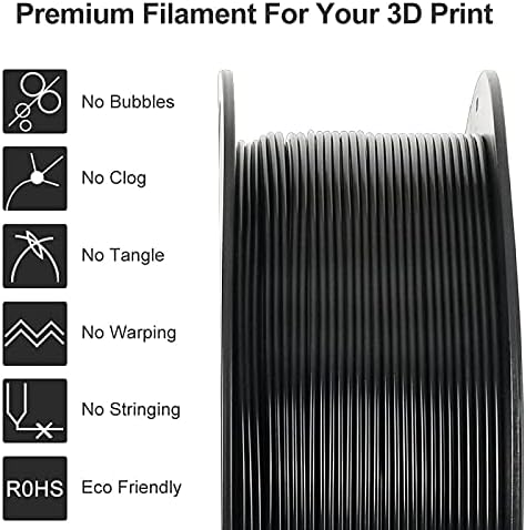 JKHN PLA 3D филамент за печатач 1,75мм Димензионална точност на +/- 0,02мм имитација на свила во влакно
