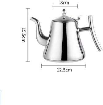 N/A N/A Не'рѓосувачки челик чајник задебелен котел со филтер чајник чајник чајник златен сребрен шпорет