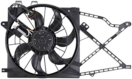 TYC 600640 SATURN L SERIENT SERIENT SERIENT RADIATOR COLLIAN FAN склопување