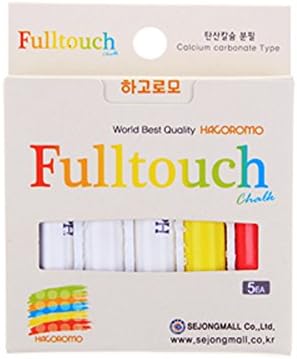 Hagoromo Fulltouch 3-боја мешавина од креда 1box бела, црвена, жолта боја