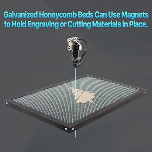 Cloudray Honeycomb Работна табела 250x350mm Bore Dia: 7,5 mm прилагодлива големина на ласерска платформа Плоча Делови за машина за сечење на ласерски гравура CO2