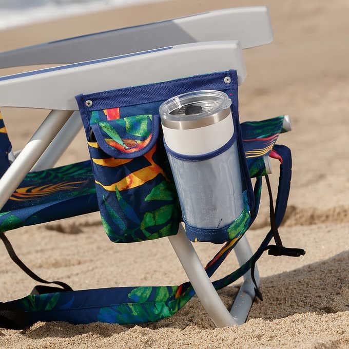Томи Бахама ранец плажа стол 2 пакет, темно сина боја