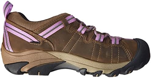 Keen Mens Targhee 2 водоотпорен чевли за пешачење со ниска висина, Timberwolf/English Lavender, 8,5 САД