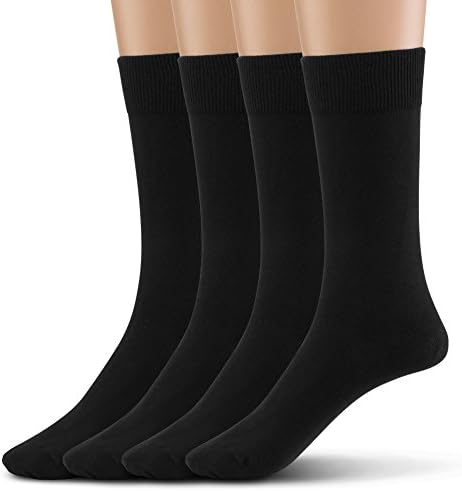 Свилени Прсти Модални Машки Фустани Чорапи На Екипажот, Цврсти И Дизајнирани Супер Меки Чорапи Мулти Пакет